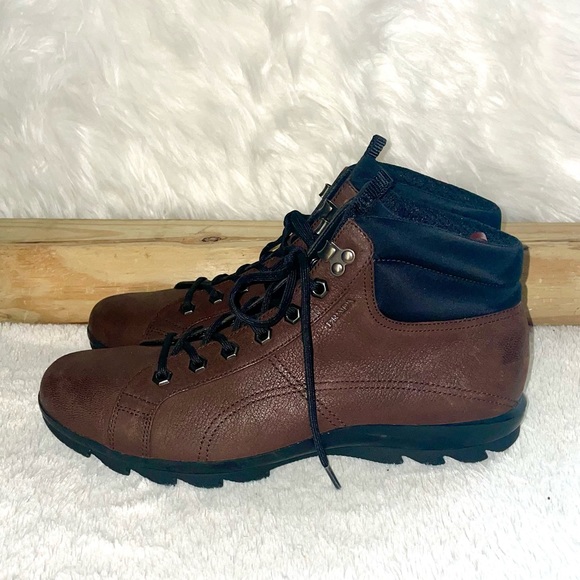 🔥PRADA Leather Shark High Top Sneakers Boots Shoes / US Size 8 4T1846 Like New! - Picture 5 of 10